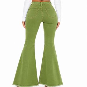 HAMIO SPORTS Women's High Waist Wide Leg <b>Denim</b> Waterproof Casual Pants Eco-Friendly <b>Stretch</b> Winter - Product Image 2