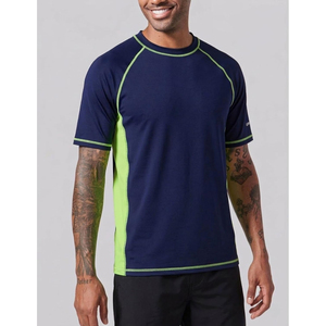 Camiseta Deportiva de Compresión Ligera de Manga Corta para Hombre, de Alta Calidad, Proveedor Mayorista - Product Image 5