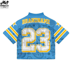 Maillot Streetwear Coupe Boxy Col V Respirant en Polyester Personnalisable par Sublimation – Vente en Gros - Product Image 4