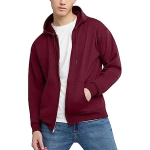 Sweat-shirts à capuche pour hommes sur mesure, respirants, à fermeture éclair, surdimensionnés, épaules tombantes, 100% coton, style décontracté, nouveaux sweat-shirts à capuche pour hommes à fermeture éclair - Product Image 1