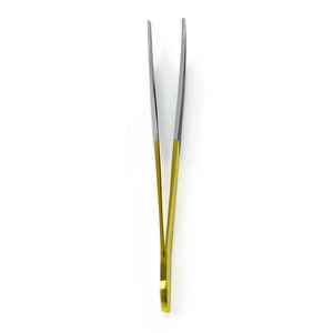 Pinzas Dentadas Adson de Acero Inoxidable TC Color Dorado, Pinzas Quirúrgicas Manuales para Tejidos, Mejor Calidad Grado A+ con 2 Años de Garantía - Product Image 4