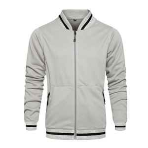 Ensemble de survêtement homme 2026 color block à manches longues, col montant, fermeture éclair, respirant, sportif, en tissu polyester-coton - Product Image 5