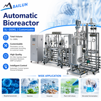 50, 100, 200 Litres Fermenteur bactérien parallèle simple agité automatiquement, Bioréacteur pour Haematococcus et antibiotiques à vendre