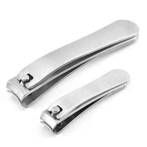 Cortauñas Profesional de Acero Inoxidable de Grado Salón, con Punta y Abertura Ancha para Uñas de Dedos de Manos y Pies, Precio al por Mayor - Product Image 1