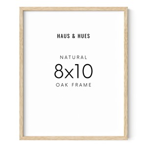 Natural <b>Oak</b> Wood 8x10 Photo <b>Frame</b> Wholesale | Modern Minimalist Picture <b>Frame</b> - Product Image 1