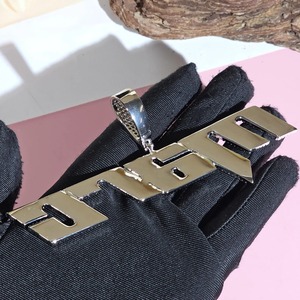 Collar con Colgante de Moissanita de Plata 925, Joyería Hip Hop para Hombre y Mujer, Estilo Iced Out, Lujoso, Regalo - Product Image 6