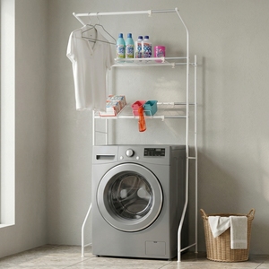 Étagère de salle de bain peu encombrante, meuble de rangement en métal de qualité, VENTE FLASH, vente en gros eBay depuis Taïwan, revêtement poudré chromé, moderne - Product Image 2