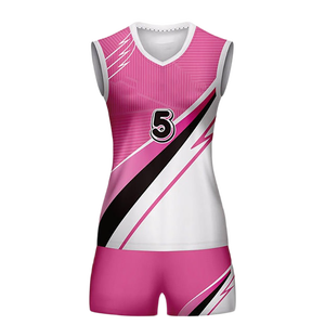 Uniformes de volley-ball en gros, maillots et shorts de volley-ball légers et respirants pour les joueurs, uniformes à prix de gros - Product Image 6