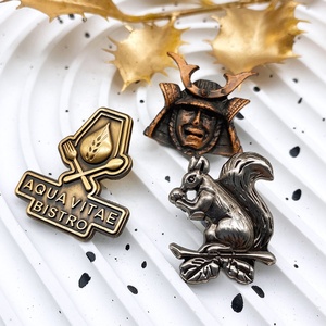 Diseñador personalizado hueco solapa Pin insignia broche Pin para Mujeres Hombres traje, Marktex - Product Image 1