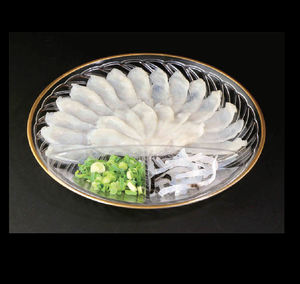 Assiettes jetables rondes de luxe haut de gamme en plastique doré pailleté, durables, marque MIDAS, pour fêtes et mariages - Product Image 2