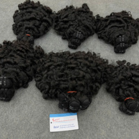 Prix de gros pour extensions de cheveux humains vietnamiens de haute qualité, couleur noire naturelle, bouclés à la vapeur, double trame, disponibles