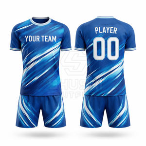 Uniforme de Fútbol de Alta Calidad para Hombre, Personalizado con Logotipo OEM, Manga Corta, Tela Transpirable 100% Poliéster - Product Image 1