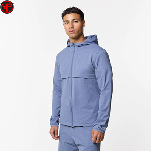 Ensemble de survêtement coupe-vent d'été pour homme, short et veste légère en nylon, tenue de sport décontractée 2 pièces, ensembles de shorts coupe-vent confortables - Product Image 3