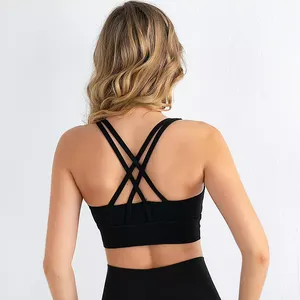 Soutien-gorge de sport pour femme en coton 100% de qualité supérieure, design 2025, vente en gros, couleur, taille et style personnalisés, ODM - Product Image 4