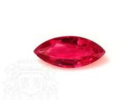 Pierre précieuse en rubis rouge de qualité supérieure, taille marquise, pour la création de bijoux fins, pierres en vrac
