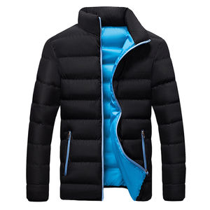 Otoño Invierno chaqueta fría para hombre abrigo térmico chaquetas ligeras prendas de vestir hombre moda Casual rompevientos ropa masculina-negro R - Product Image 3