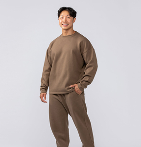 Sweat-shirts en molleton 350 g/m² personnalisés unisexes pour femmes et hommes, col rond, poids lourd - Product Image 3