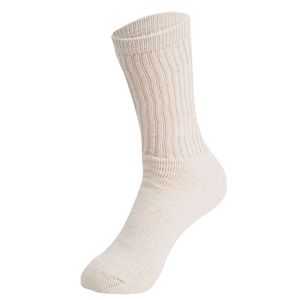 Calzini da donna color écru, 3 paia, in cotone traspirante, taglia scarpe da 5 a 10 - Product Image 4