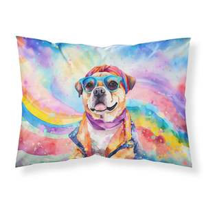 Carlin Hippie Dawg oeuvre décorative taie d'oreiller légère et Super douce facile d'entretien taille Standard housse de coussin - Product Image 1