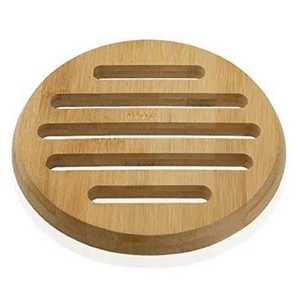 Hexagon Wooden Chevron Trivet V Shaped Slotted Heat Resistant Hot Pot Pad Kitchen Countertop Protector Geometric Coaster - Product Image 3