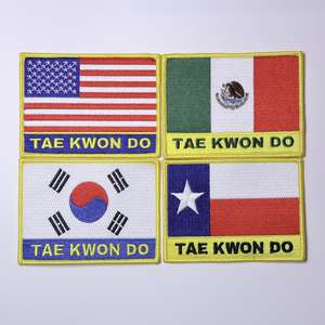 Parche Bordado con Logotipo de Empresa Personalizado, con Revestimiento de Velcro y Adhesivo Termoadhesivo para Uniformes de Personal y Regalos Promocionales - Product Image 4