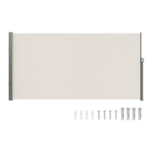 Tenda Laterale Retrattile Impermeabile in Poliestere 71 X 138 per Esterni, Protezione UV 30+, Schermo per Patio 180g per Privacy e Divisorio - Product Image 1