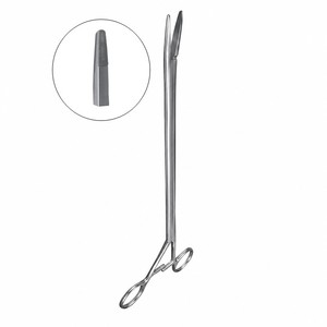Portaagujas Recto MIS con Mango de Anillo, Mordazas Recubiertas de Carburo de Tungsteno, Eje de 5mm, Mecanismo de Trinquete, Longitud Total de 16.5cm, Longitud de Trabajo de 26.5cm, ZETOMEDPRO - Product Image 1