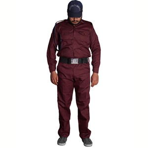 Uniforme de Guardia de Seguridad al por Mayor, Conjunto de Chaqueta para Hombre, Colores Personalizados, Traje de Verano con Logotipo, Servicio OEM de Alta Calidad, Poliéster/Algodón - Product Image 4