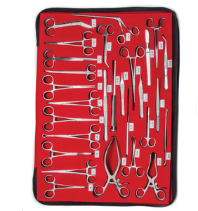 Instruments chirurgicaux vétérinaires réutilisables pour chiens, en acier inoxydable de haute qualité, ensemble d'instruments de chirurgie générale manuels pour cliniques vétérinaires - Product Image 3