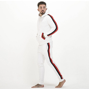 Conjunto Deportivo 2 en 1 para Hombre, Sudadera con Capucha Gris, Cierre de Cremallera, Mangas Largas, Bolsillos Laterales, Ropa Deportiva Informal, Transpirable, 100% Algodón - Product Image 5