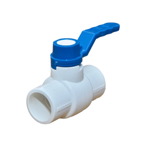 Válvula de Bola de Doble Unión de UPVC Estándar DIN PN10, Válvula de Plástico para Suministro de Agua - Product Image 3