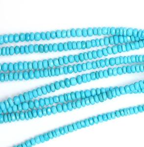 Cuentas facetadas de turquesa natural de Arizona, calidad AAA, 4-7 mm, hilo suelto, piedra preciosa genuina para fabricación de joyas, suministros a granel - Product Image 3