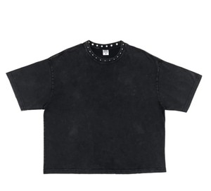 T-shirt Oversize Premium 285 GSM 100% Coton Grammage Lourd Coupe Boxy Manches Courtes Effet Délavé Impression Personnalisée Streetwear Vente en Gros - Product Image 1