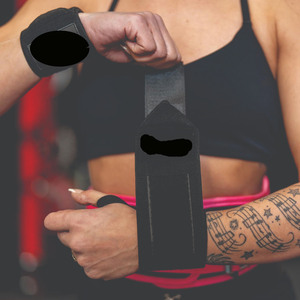 Bandes de poignet de qualité professionnelle pour haltérophilie, sangle de pouce robuste, meilleure bande de maintien pour la compétition, en caoutchouc et nylon - Product Image 4