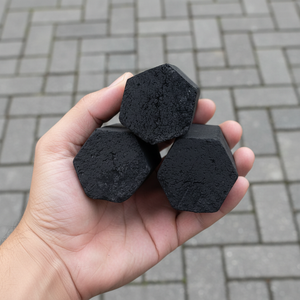 Charbon hexagonal à combustion longue durée, haute chaleur, pour marque de chicha haut de gamme - Product Image 5