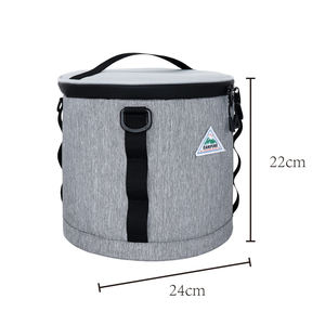 Sac de camping extérieur isotherme et imperméable en polyester, grande capacité, réutilisable, écologique, en forme de baril, pour boissons – Vente en gros - Product Image 6