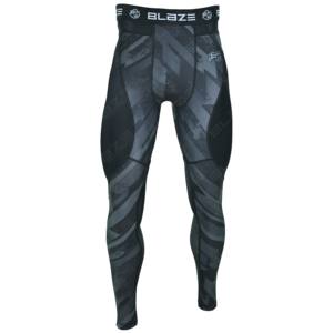 Leggings de sport pour hommes à taille haute personnalisés, coupe ajustée, séchage rapide, pour la course et la gym, service OEM - Product Image 2