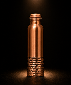 Botella de Agua de Cobre Martillado de Grado de Exportación con Cierre Seguro, Ideal para Marcas de Bienestar y Colecciones de Regalos - Product Image 3