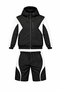 Vente en gros usine : Survêtement coupe-vent premium, tenue de course streetwear, vêtements de sport réfléchissants légers, mode urbaine et sportive - Product Image 5