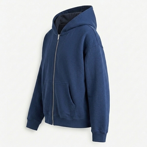 Sweat à capuche zippé pour homme, best-seller, tendance, streetwear décontracté, avec fabrication OEM ODM et approvisionnement international - Product Image 2