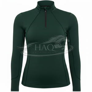 เสื้อเบสเลเยอร์สำหรับขี่ม้าผู้หญิง ระบายเหงื่อได้ดี แขนยาว สำหรับฝึกซ้อมและขี่ม้า เสื้อผ้าสำหรับกีฬาขี่ม้า ประสิทธิภาพสูง - Product Image 1