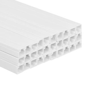 Goulotte de câblage en PVC 0,8''x0,4'' 98,4' pour câbles - Product Image 5