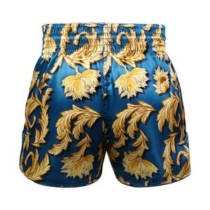 Pantalones Cortos de Muay Thai para Hombre, Estampado de Rayos, Cintura Elástica, para Entrenamiento en Gimnasio, Kickboxing, Ligeros, Coloridos, Top para Hombre, Muay Thai, Artes Marciales - Product Image 6