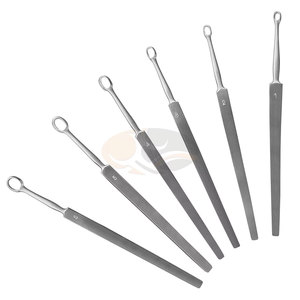 ชุดเครื่องมือขูดหูแบบแมนนวล JACKBILLY รุ่นล่าสุด 4 ชิ้น ผลิตจากสแตนเลสคุณภาพสูง เครื่องมือผ่าตัดหู คอ จมูก สำหรับทำความสะอาดหู - Product Image 1