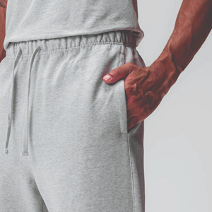 Customized Casual Streetwear <b>Trousers</b> Low Price Men Midweight Quick Drying Breathable Mid Waist Loose Plus Size Acid Canvas - Product Image 5