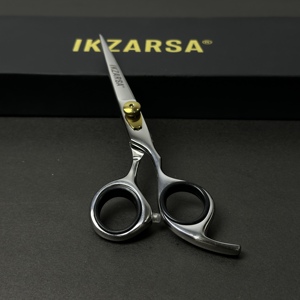 Customized Adjustable Sharpness Stainless Steel Professional Salon Barber <b>Scissors</b> Reinforced Construction Japanese Handle for - Product Image 1