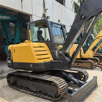 Excavatrice utilisée Suède 5 tonnes Excavatrice utilisée VOLVO EC60DL Excavatrice à vendre