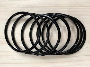 Ensemble de bracelets en corne de buffle naturelle noire, écologiques, style animalier - Product Image 3