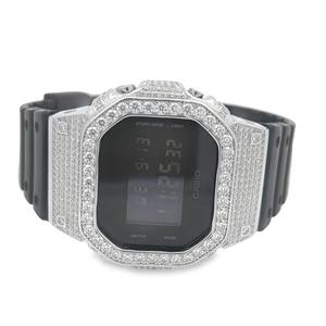 Reloj de Plata de Ley 925, Reloj Chapado en Plata Sólida, Reloj con Diamantes Moissanite para Hombre y Mujer, Joyería de Moda - Product Image 5