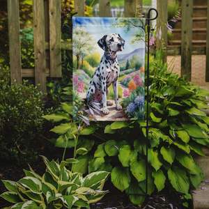 Bandera de jardín de camino de primavera Dálmata, buzón Multicolor, cartel de patio decorativo para ilustraciones de Patio, diseño de camas florales para exteriores - Product Image 2